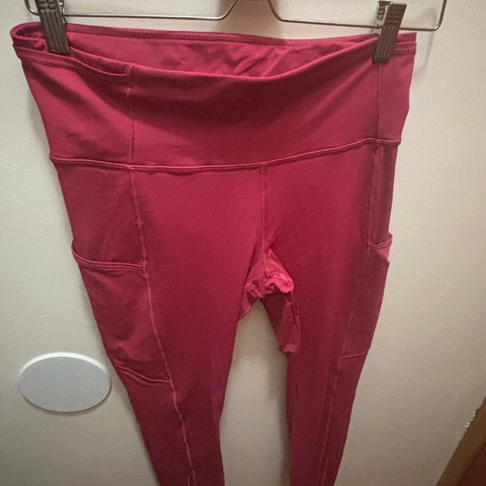 Lululemon Athletica Pink Leggings size 8